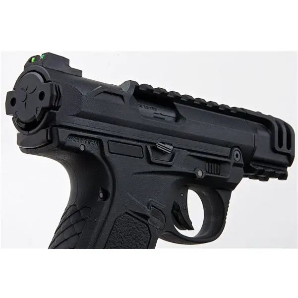 "Compact et efficace : Pistolet AAP-01C Action Army Noir redesigné"