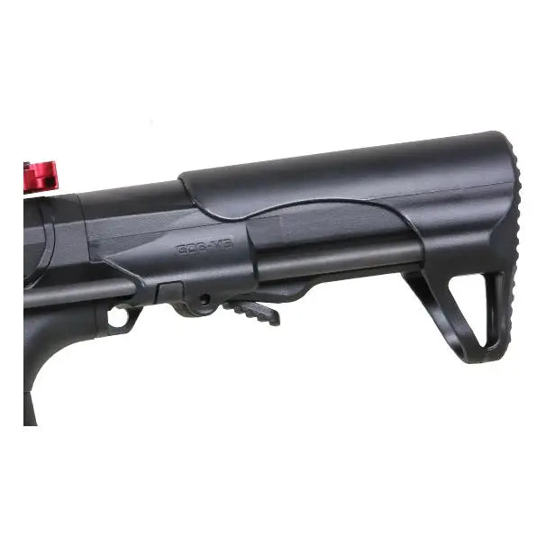 Réplique airsoft AEG Arp9 Fire G&G, design unique M-LOK, poignée ergonomique, crosse PDW, ETU programmable, version rouge, 1.2j, 497mm, 2000g