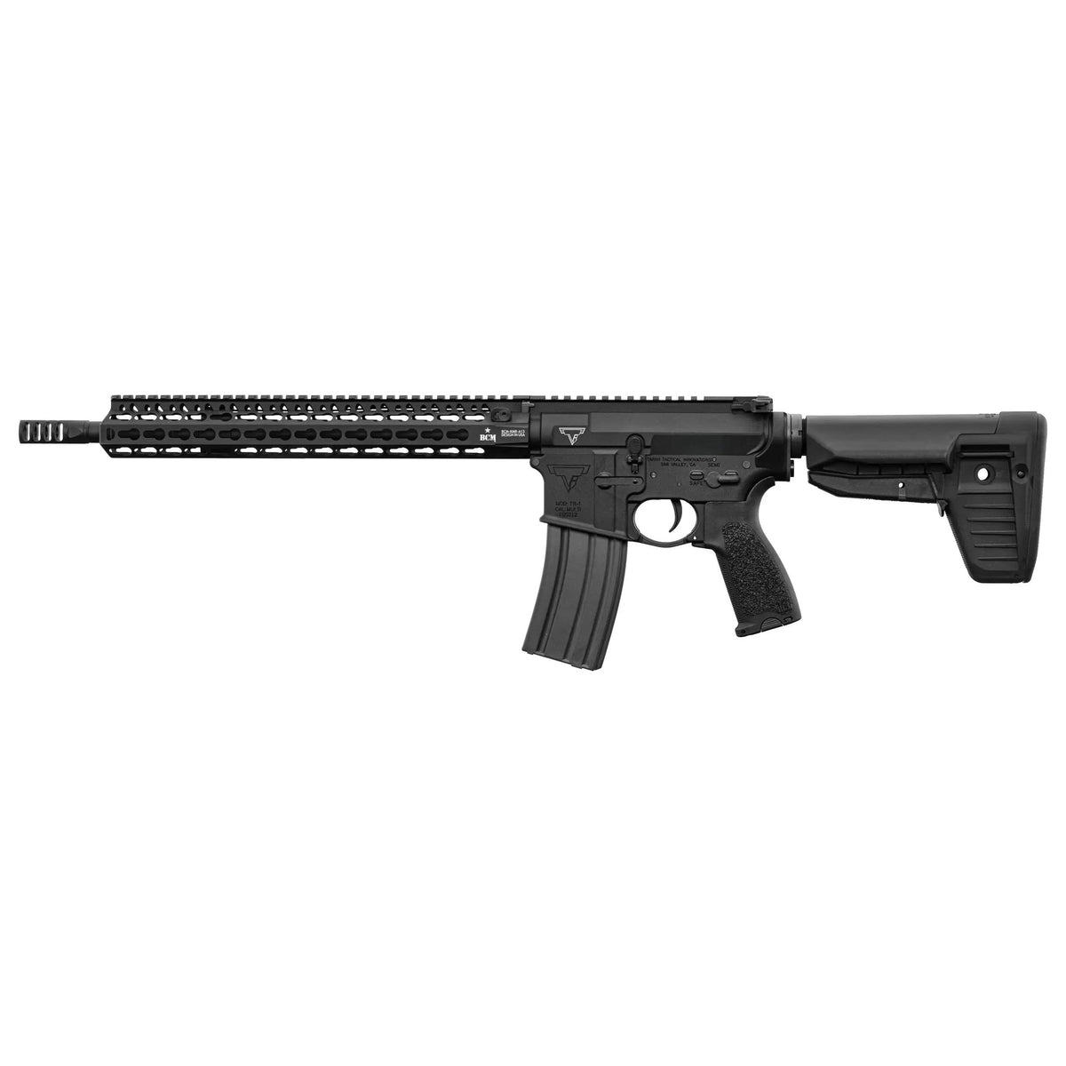 Réplique AEG VFC TTI JW2 Ultralight 14.5' BCM en métal et alliage d'aluminium avec hop-up réglable et marquages officiels