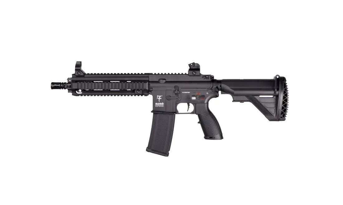 Pack complet AEG type 416 SHOGUN ASTER NOIR avec hop up, poids de 2925 g, longueur de 700 à 780 mm, fabriqué en métal, FPS de 330, chargeur