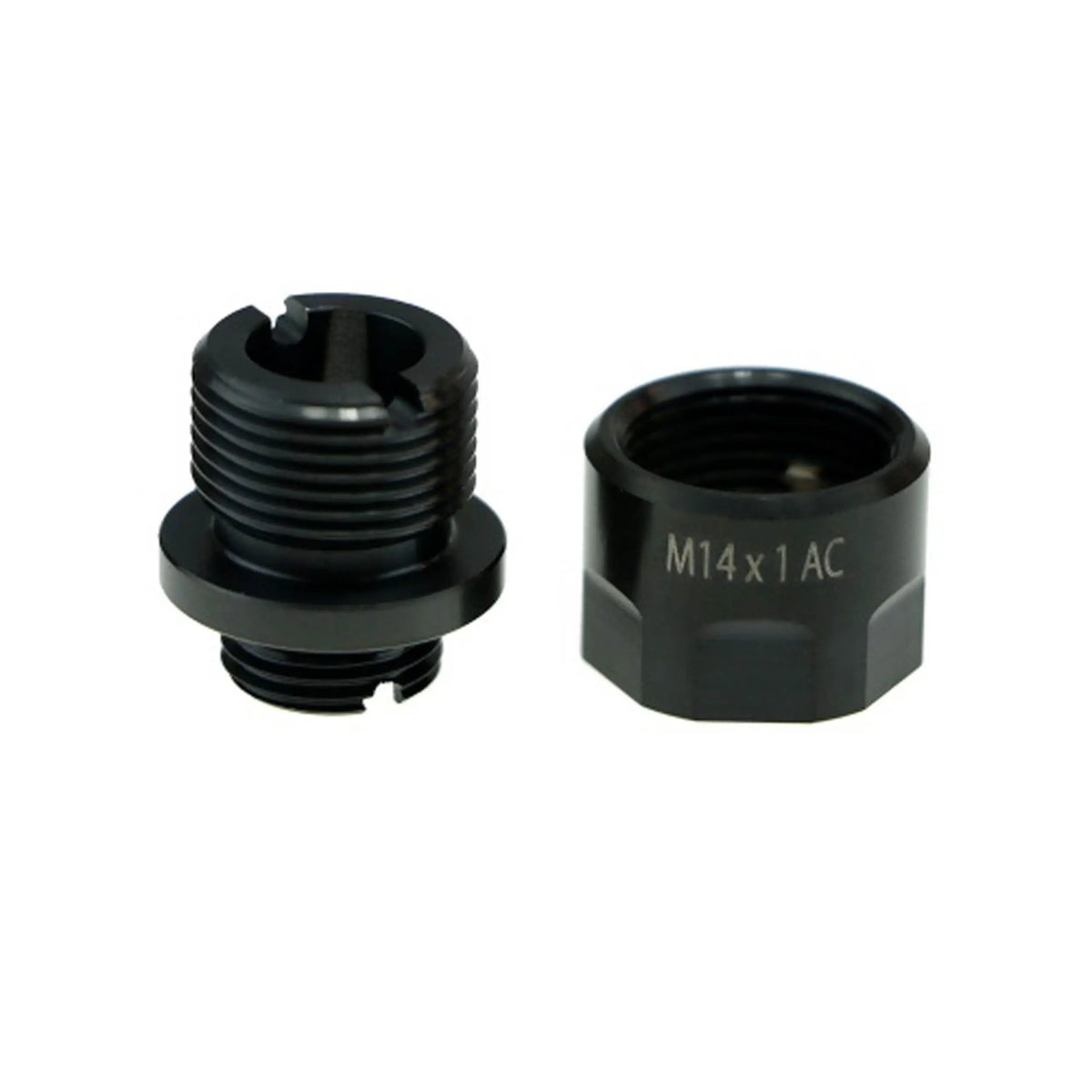 Adaptateur silencieux A01 Cowcow en aluminium CNC anodisé, conversion 11mm CCW vers 14mm CCW.