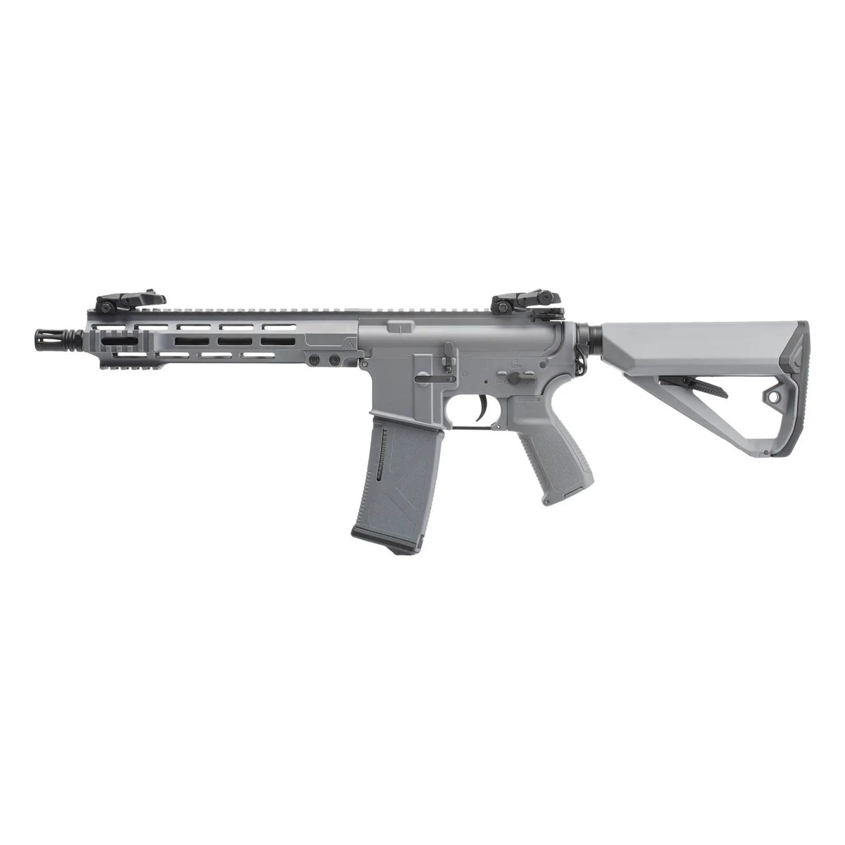 "Arcturus LWT MK-1 CQB 10' Sport Gris - Réplique airsoft CQB avec corps polymère, gearbox V2 microswitch, garde-main M-lock, couleur grise, poids 2 kg, MOSF