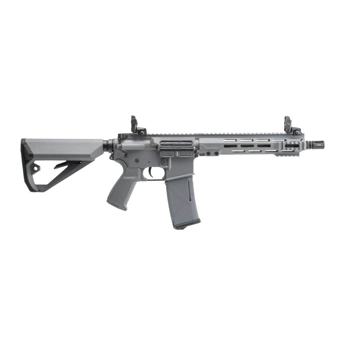 "Réplique Arcturus LWT MK-1 CQB 10' Sport Gris, légère et performante pour le CQB, avec corps polymère, gearbox V2 microswitch, garde-main M-lock, MOSFET intégré, connect