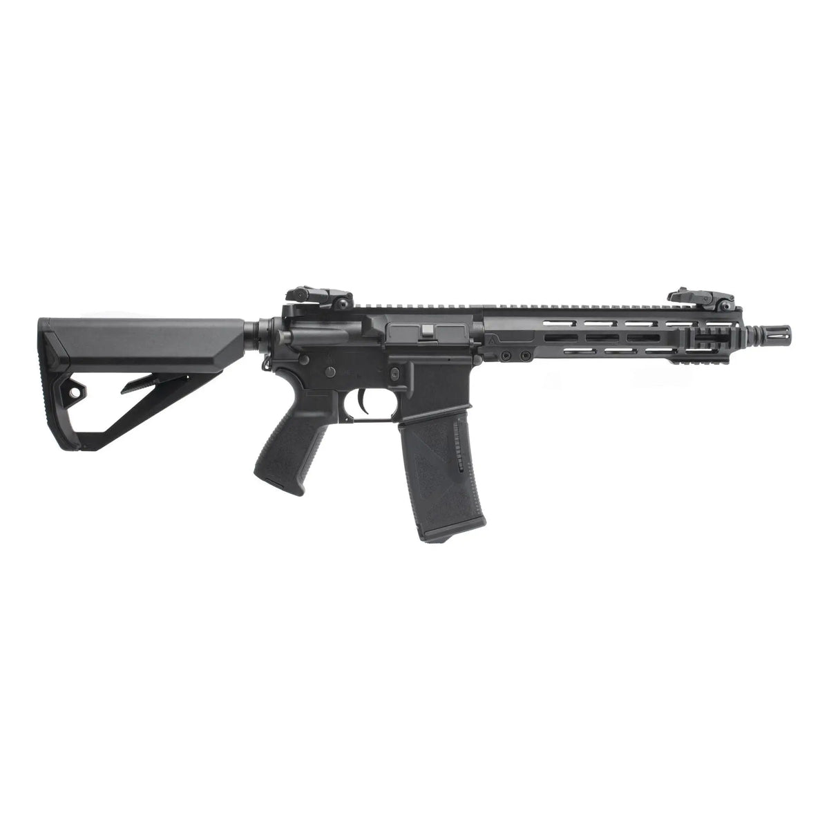 "Réplique airsoft Arcturus LWT MK-1 CQB 10' Sport, noire, avec corps polymère, gearbox V2 microswitch, garde main M-lock, idéal pour CQB."