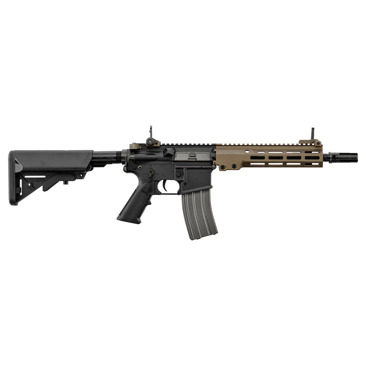 Réplique Avalon URG-1 VFC 10.3 pouces avec mosfet ASTER, corp métal noir, crosse Crane, garde main M-Lock, anneau de sangle, sights amov