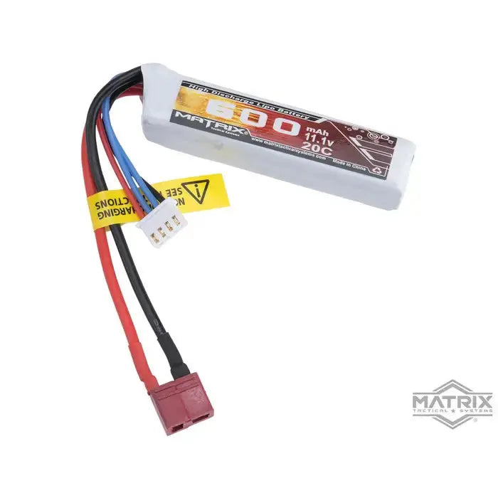 Batterie LiPo Matrix High Performance 11.1V Stick Type Airsoft ( Modèle : 600mAh - 20C / Deans )