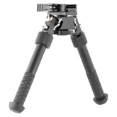 Bi-pied RIS haut de gamme sur rotule pour mise en position optimale d'arme