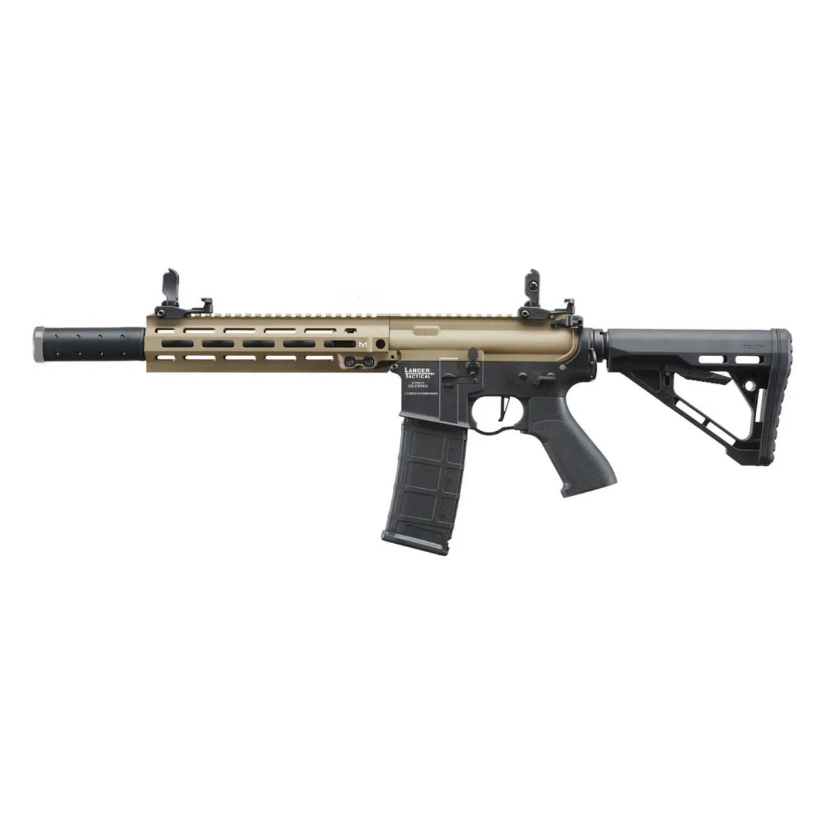 Blazer 10 Bi-ton Proline Lancer Tactical avec garde main M-Lock, silencieux et crosse delta