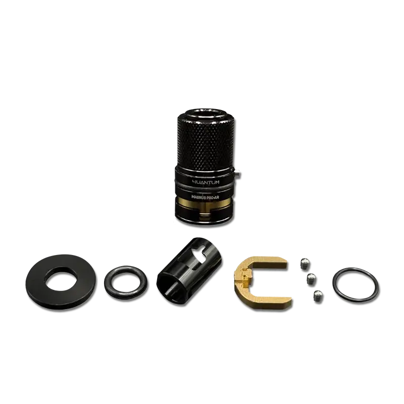 Bloc Hop-up MAGNUS PRO PRECISION TDC en aluminium pour AR VFC/GHK avec mouvement vertical TDC et verrouillage à tri-lug auto-centrant