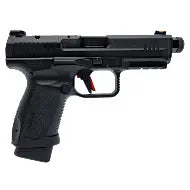 Photo fond blanc réplique CANIK TP 9 elite combat BLACK 6mm profil droit