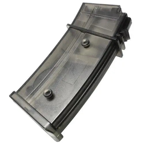 Chargeur Flash G36 Hi-Cap AEG 260 CPS pour G36/G316, rechargement rapide, capacité de 260 billes, en métal