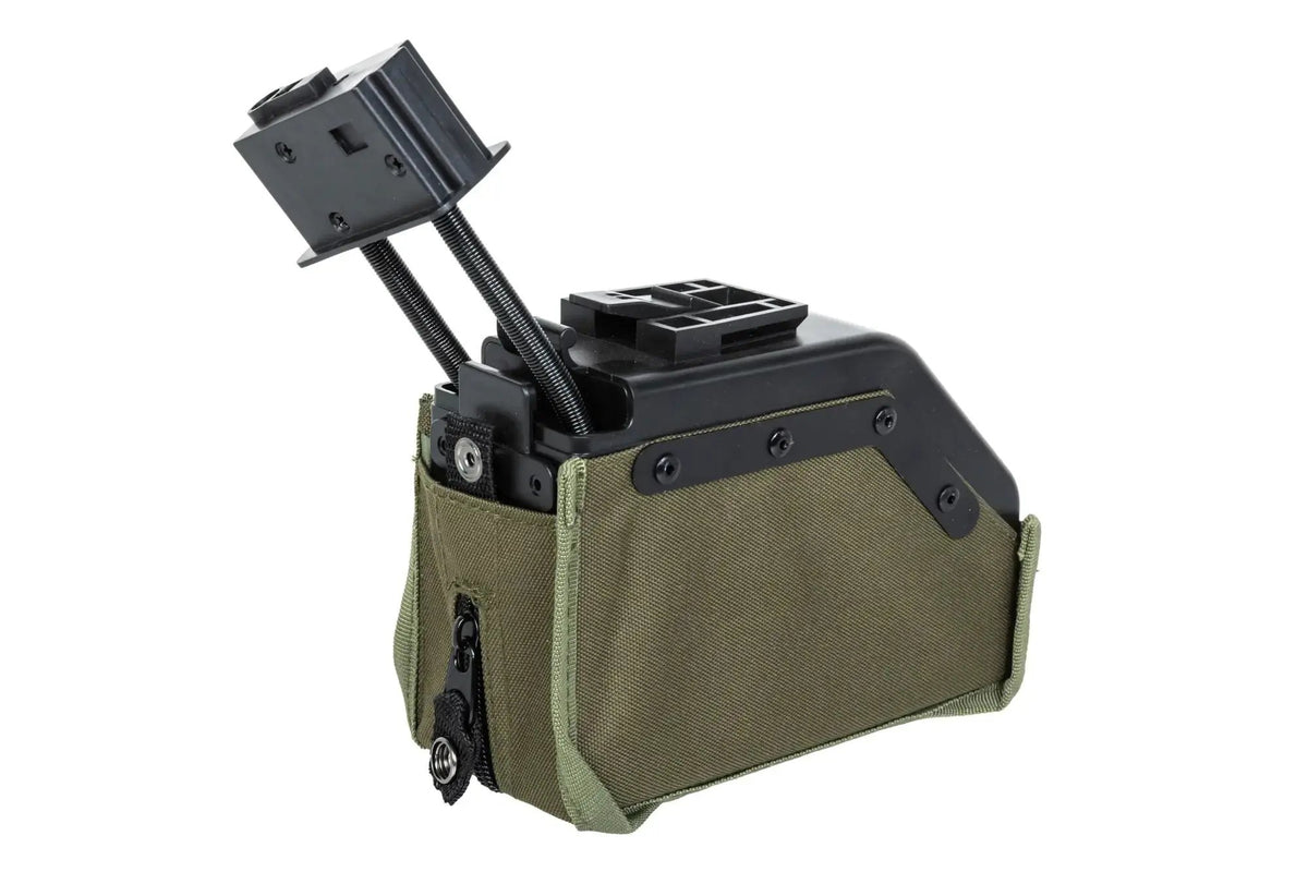 CHARGEUR DRUM Ammobox 1500coups NOIR ET OD