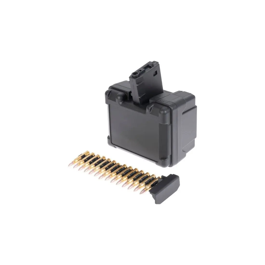 Chargeur de tambour électrique M4/M16 doré de 2600 RDS par Golden Eagle