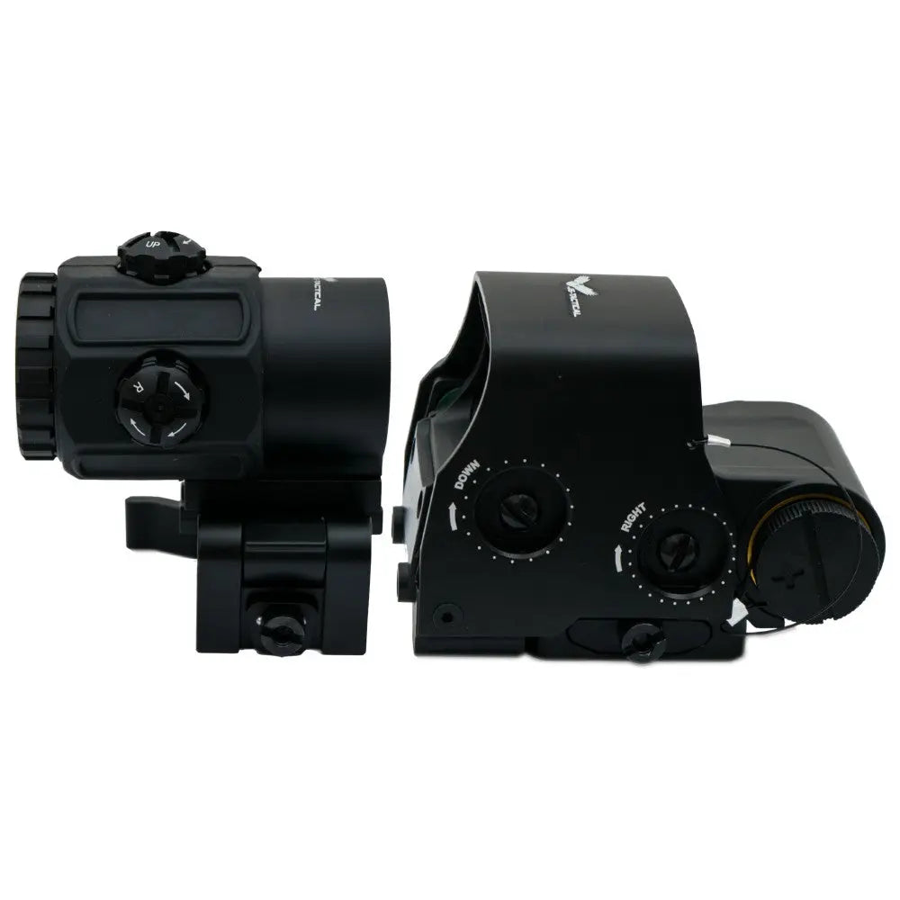 COMBO JS-TACTICAL RED DOT ET 3X MAGNIFIER BLACK