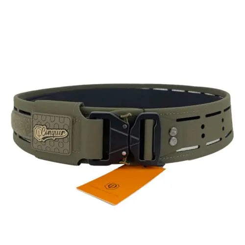 Ceinture plateforme RG de la marque CONQUER, design moderne et élégant