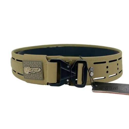 Ceinture plateforme CONQUER Coyote Brown avec taille ajustable