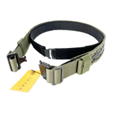 Ceinture militaire CONQUER FL en couleur Ranger Green avec large plage de réglage, polymère haute résistance, ultra légère, rigide, boucle QD haute résistance, boucle de 45mm interchangeable