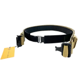 Ceinture Conquer FL Belt Tan avec plage de réglage large, feuille de polymère haute résistance, ultra-légère, rigide, boucle QD haute résistance, boucle de 45mm interchangeable et