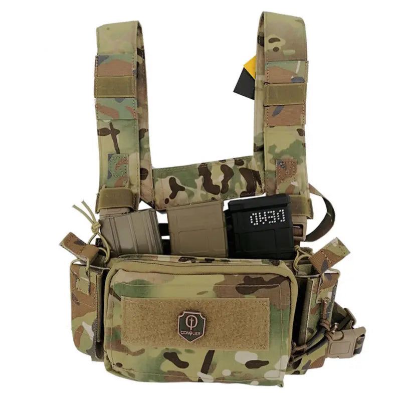 Micro chest rig Conquer pour équipement tactique compact