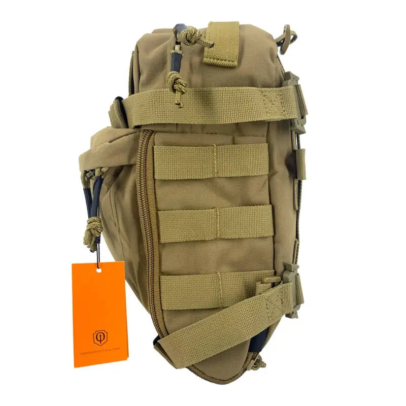 CONQUER MOLLE Backpack en couleur Coyote Brown pour randonnée et camping