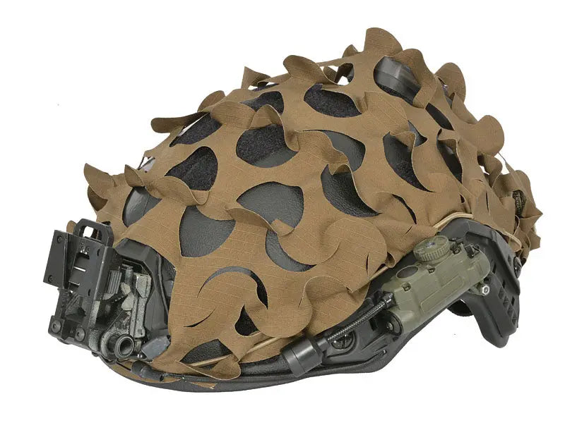 Couvre-casque de camouflage 3D laser-cut en couleur tan