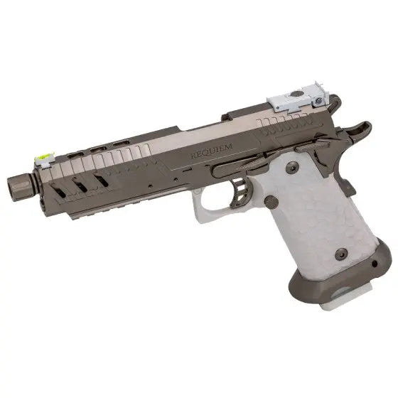 Édition limitée CS Hi-Capa Vengeance Requiem Vorsk avec silencieux, canon interne 113 x 6.03 mm, en aluminium et polymère