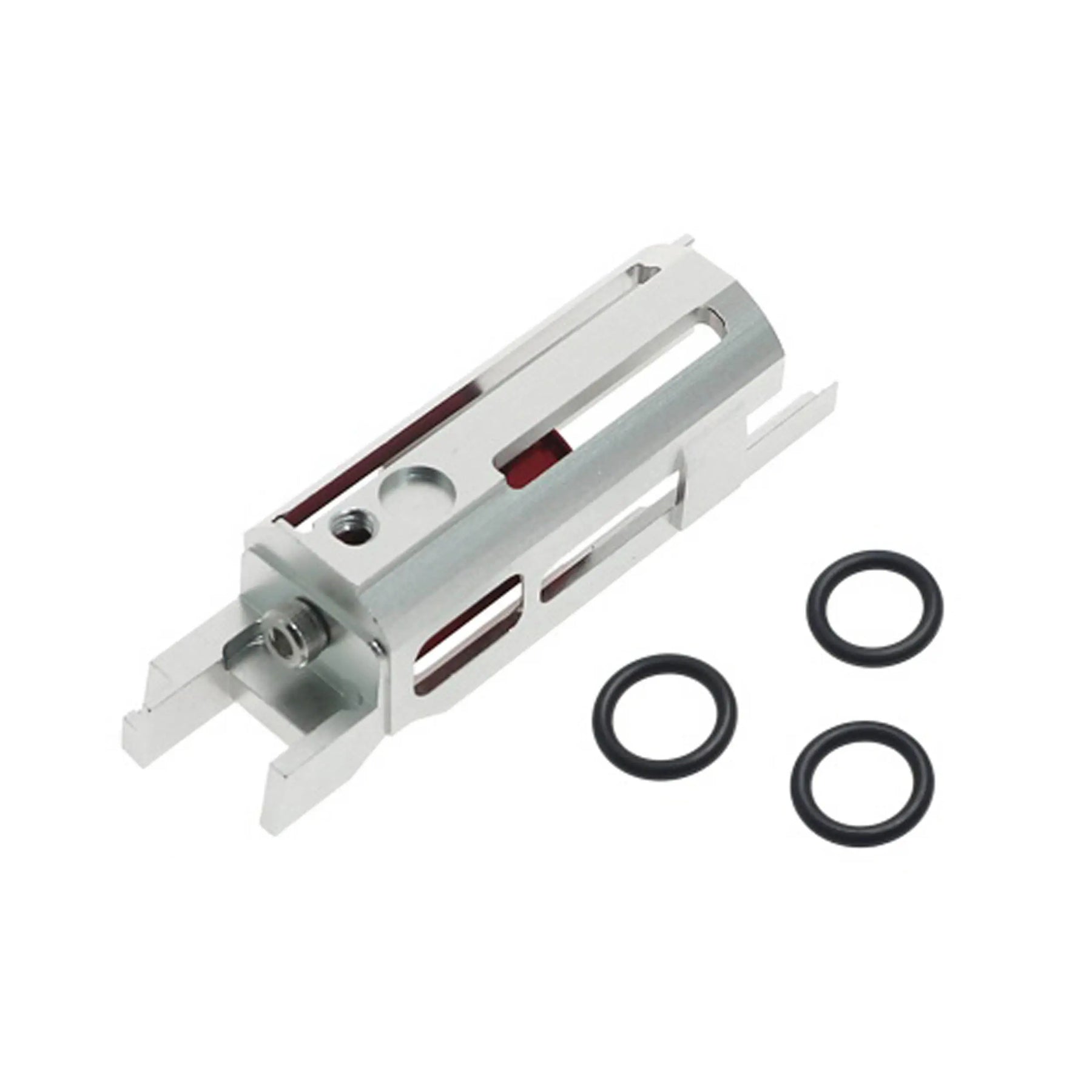 Aluminium B01 Dynamic blowback Housing Hi-Capa Cage Nozzle avec piston CNC anodisé rouge et kit de joints toriques