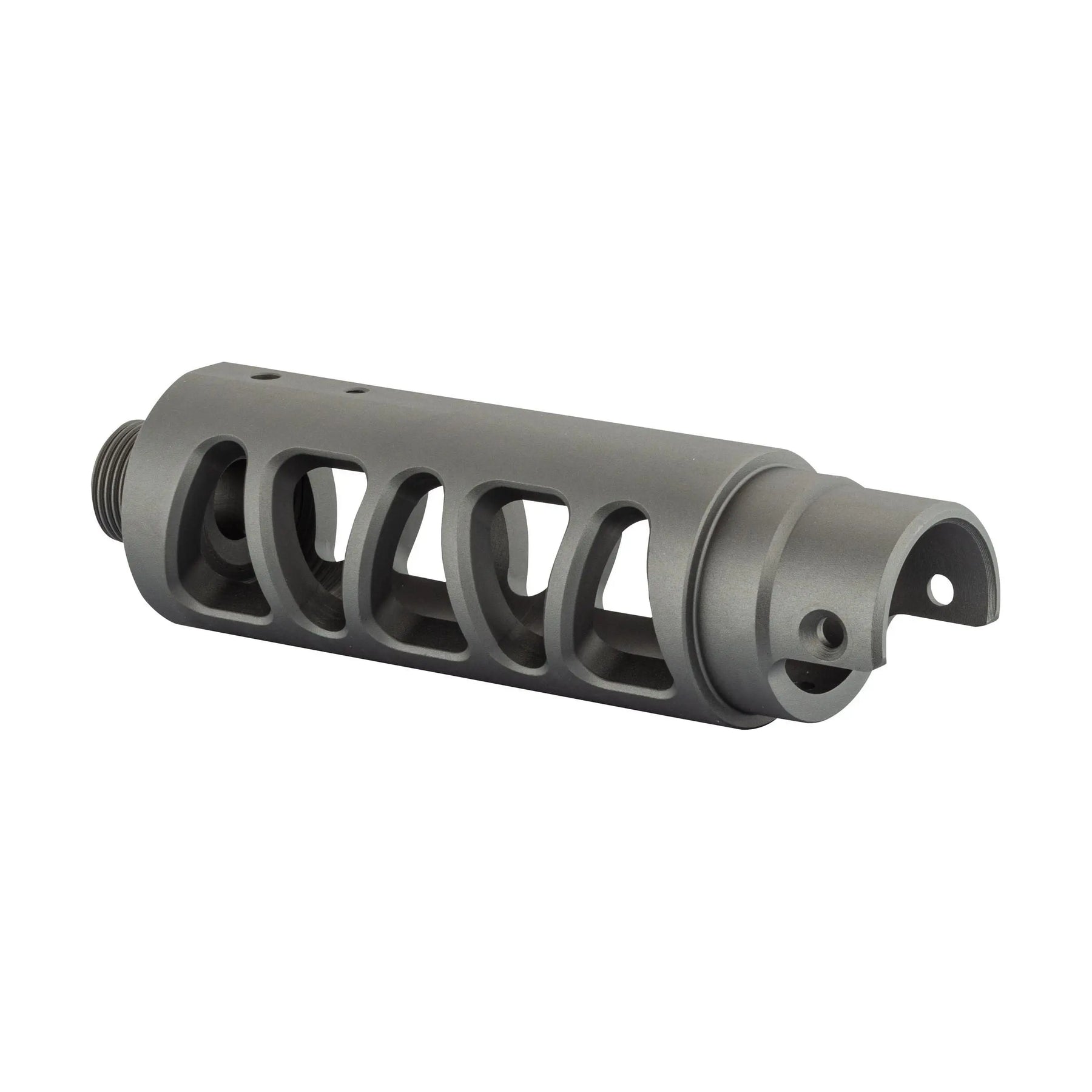 Canon externe CNC type C pour AAP-01 Action Army en aluminium avec ouvertures triangulaires