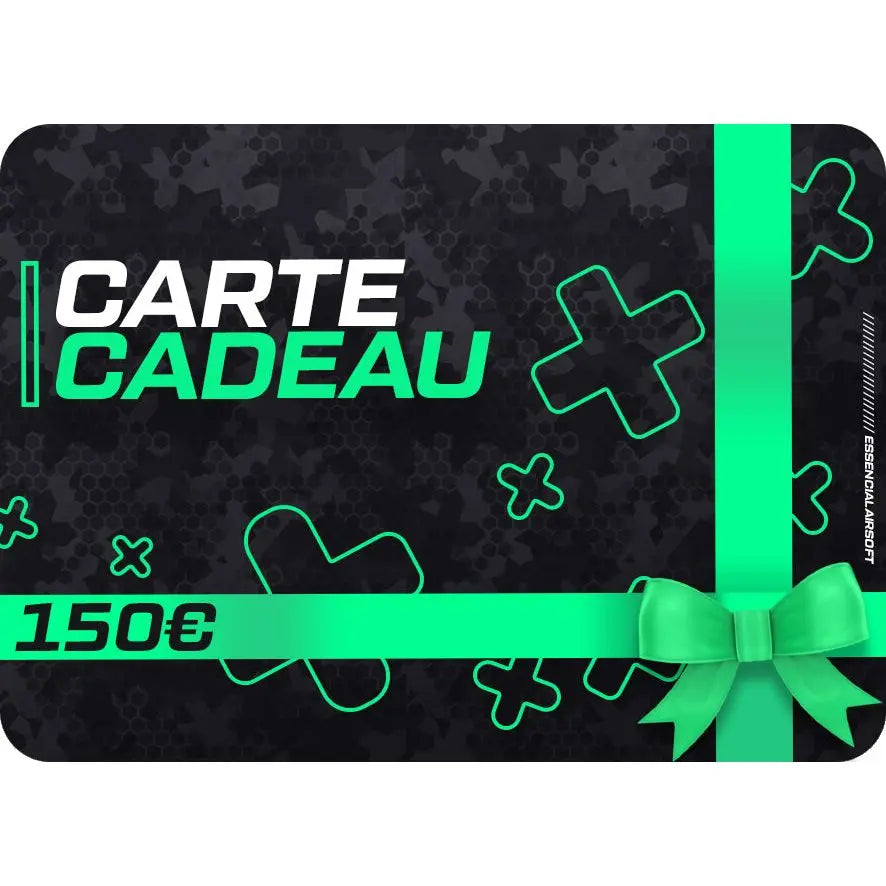 Carte cadeau pour équipement et accessoires d'Airsoft chez Essencial Airsoft