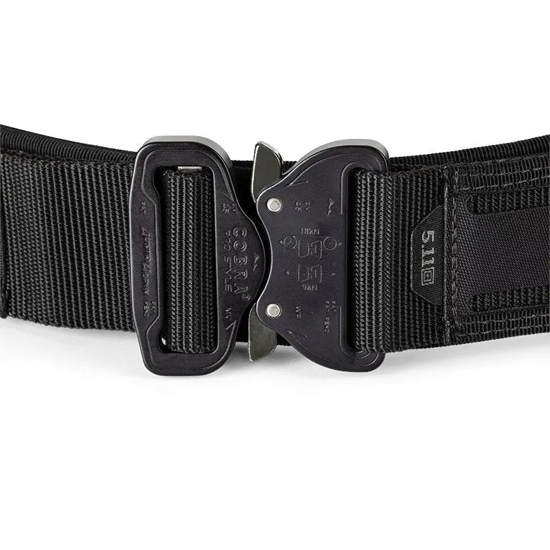Ceinture de combat Maverick Battle 5.11 L avec système de ceinture intérieure/extérieure, boucle Austri Alpin Cobra, passants MOLLE et courbe ergonomique pour confort et stab