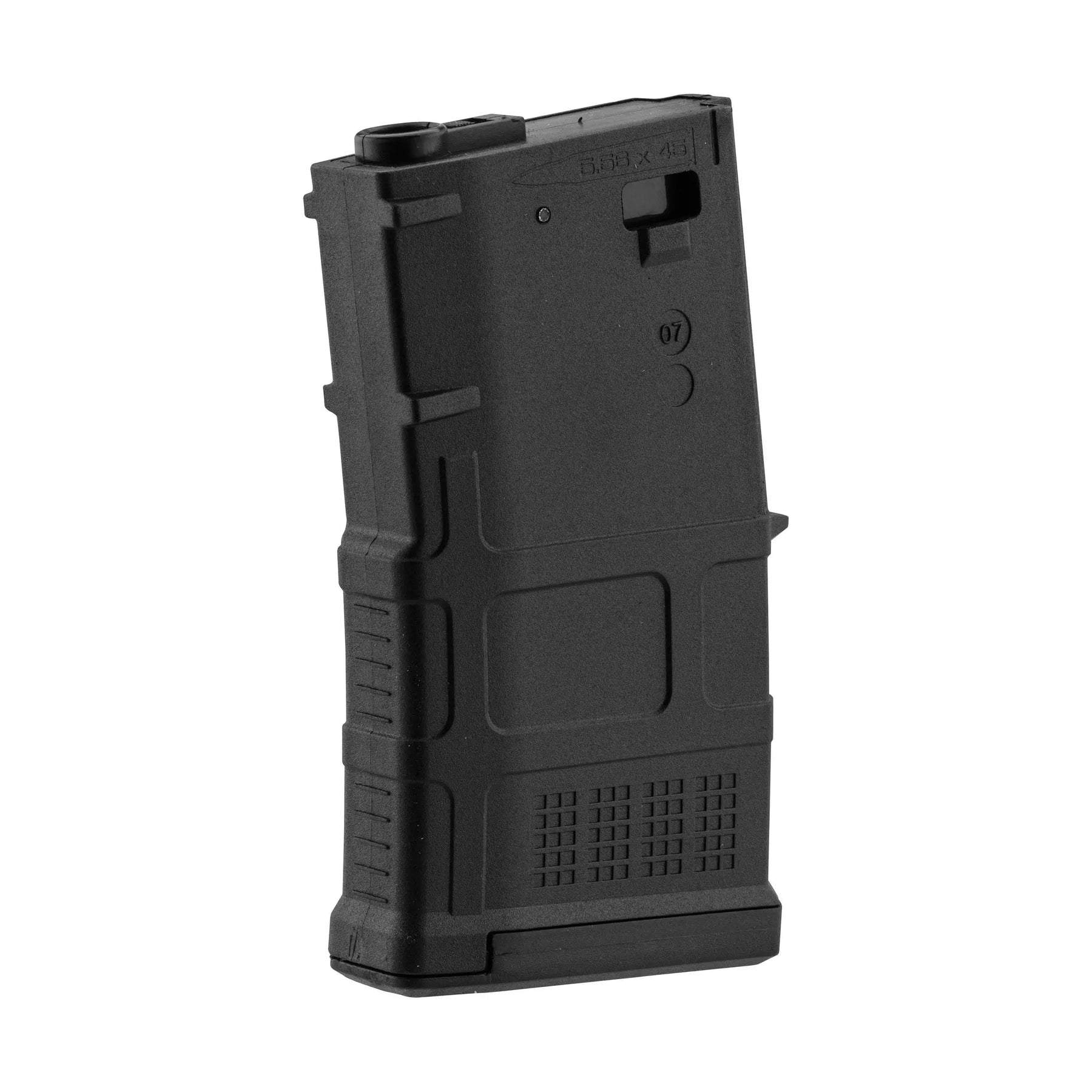 Chargeur AEG Low-cap M4 court noir ajustable 20/70 coups compatible avec séries M4 AEG, fabriqué par Arcturus