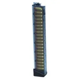 Chargeur ARP9 noir Mid-Cap 60 billes en métal et plastique avec fausses balles, compatible ARP-9 G&G et ARP9 2.0