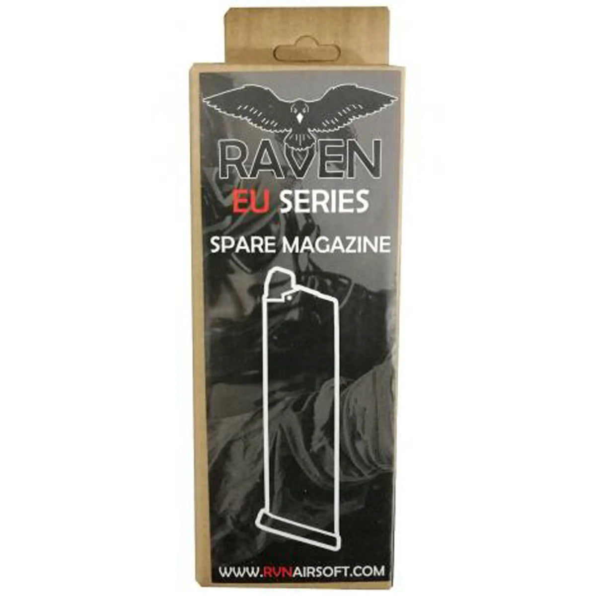 Chargeur gaz 26 coups pour la série EU de chez Raven, type Glock