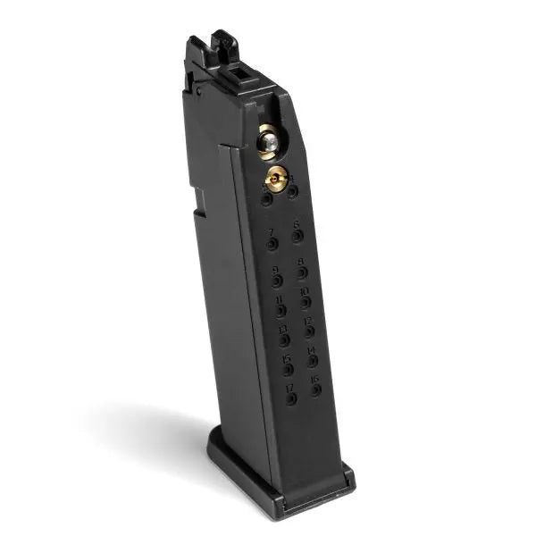 Chargeur à gaz TP22 de 23 billes pour plates-formes de style TP22 et Glock, avec valve de remplissage déplaçable