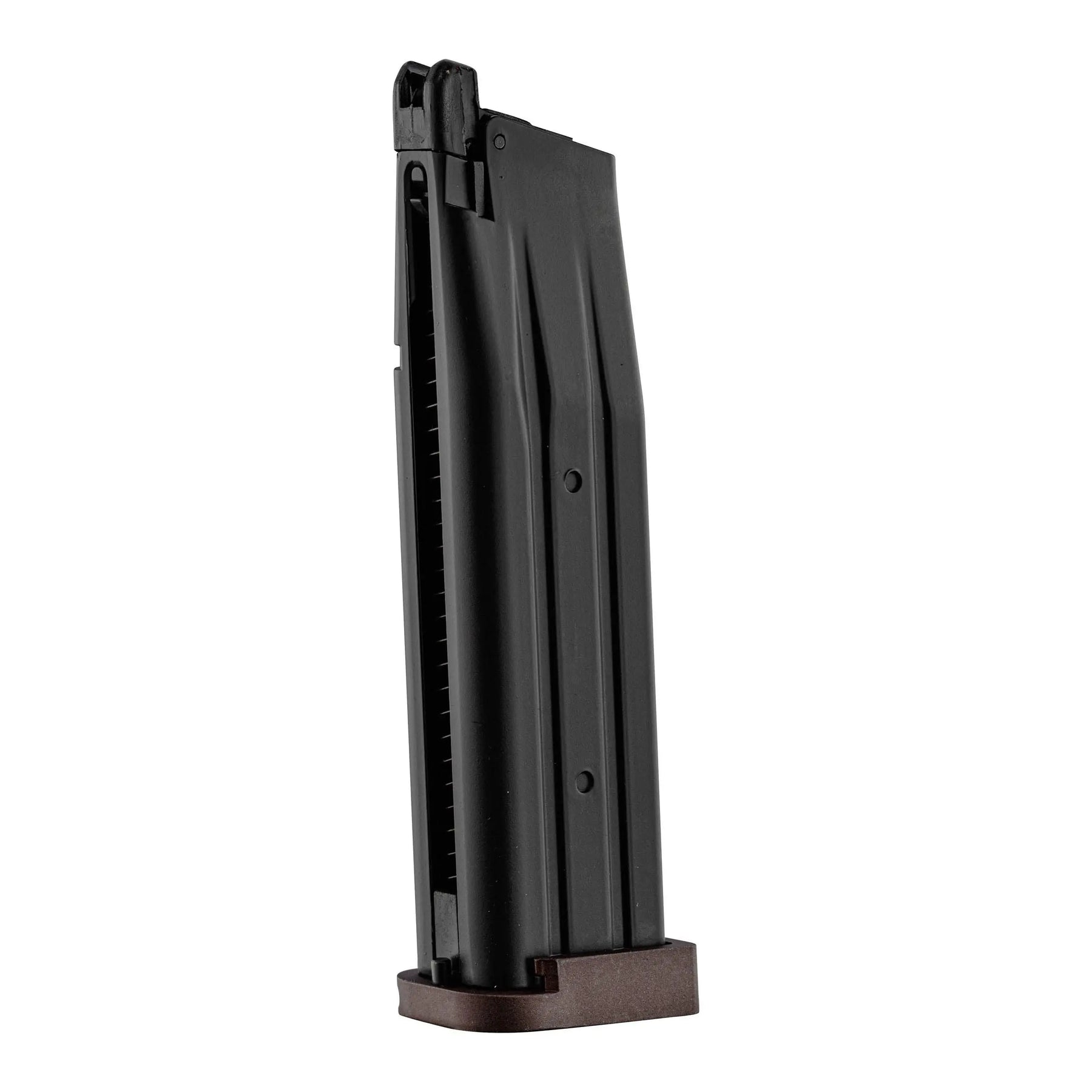 Photo fond blanc Chargeur gaz 30 billes pour HI-CAPA JW4 Sand Viper debout