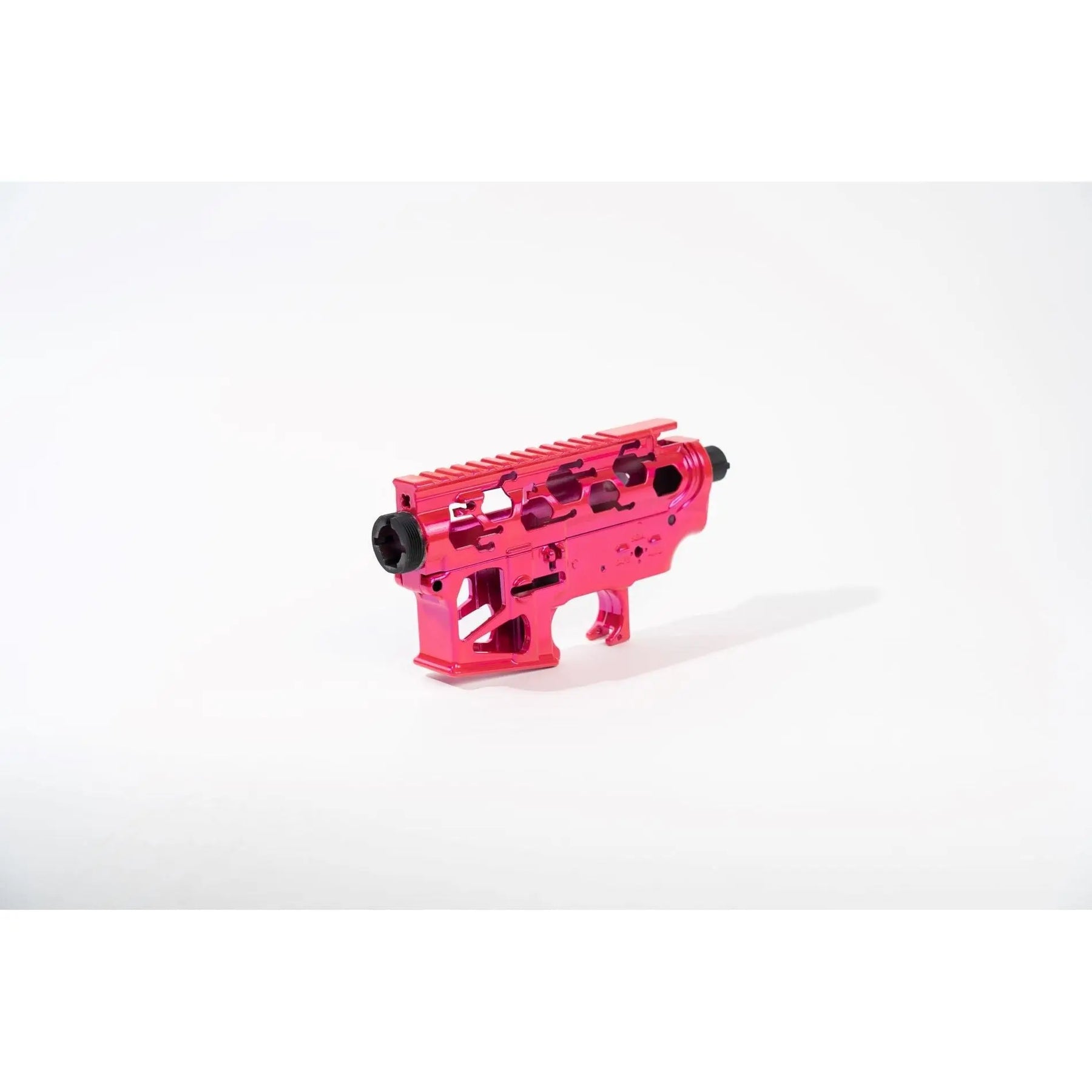Corps Skeleton Essencial Airsoft en alu usiné cnc avec motifs uniques et peinture époxy, incluant top cover, axes et sélecteur de tir