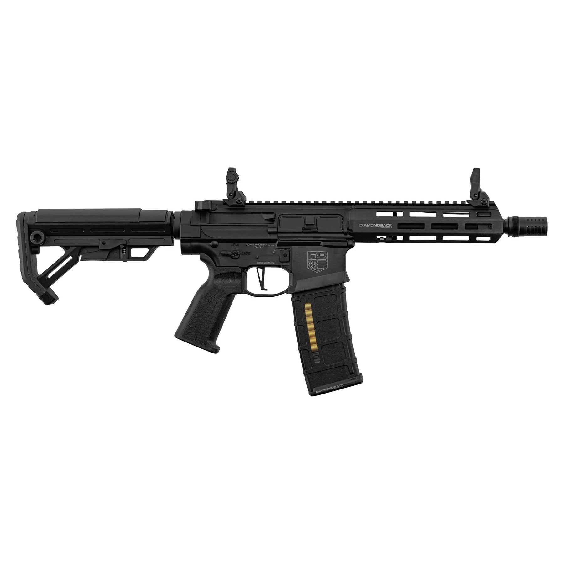 Pack complet Diamondback DB15 AP305 7'' Noir avec accessoires et marquage Diamondback