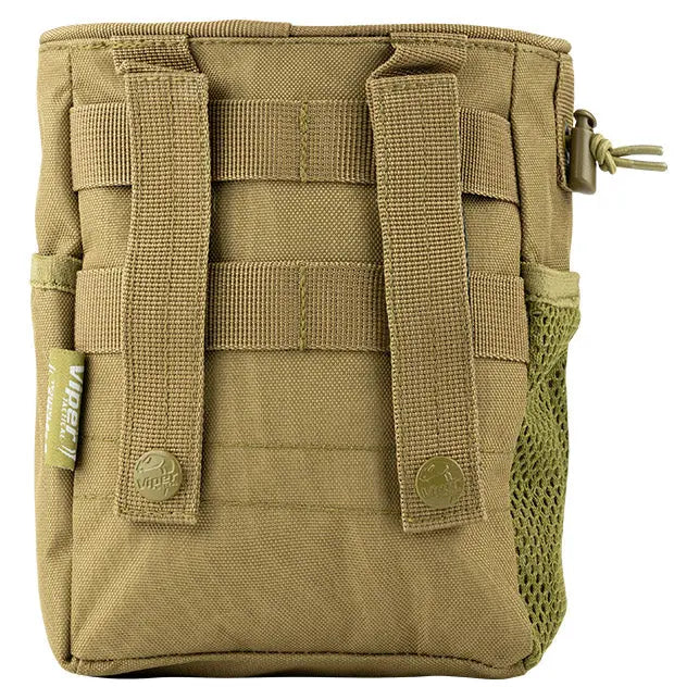 Elite Dump pouch Molle Viper avec compartiment avant à fermeture Velcro et rétention élastique, fabriquée en Cordura 600D