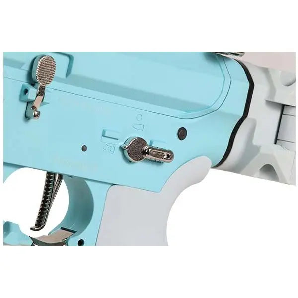 Réplique FAR 9 G&G Edition Limitée MACARON BLUE avec crosse pliante, système de chargeur hicap et mosfet programmable ETU