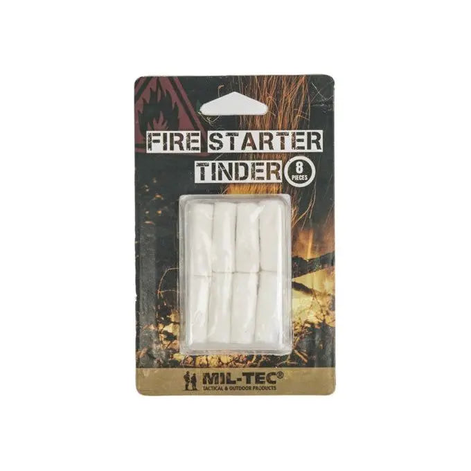 Lot de 8 allume-feux avec sac de transport imperméable, durée de combustion de 3 minutes, couleur blanc