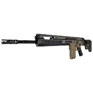 Réplique FN SCAR H-TPR TAN avec finitions haut de gamme, licence officielle FN Herstal et technologies de pointe pour une réactivité maximale