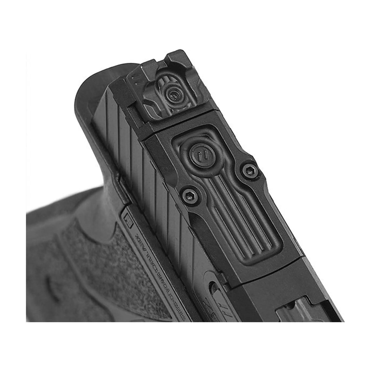 GBB PTS Zev OZ9 noir - Pistolet airsoft à gaz blowback haute performance avec construction robuste en alliage d'aluminium et caractéristiques innovantes telles que filetage de canon pour suppresse