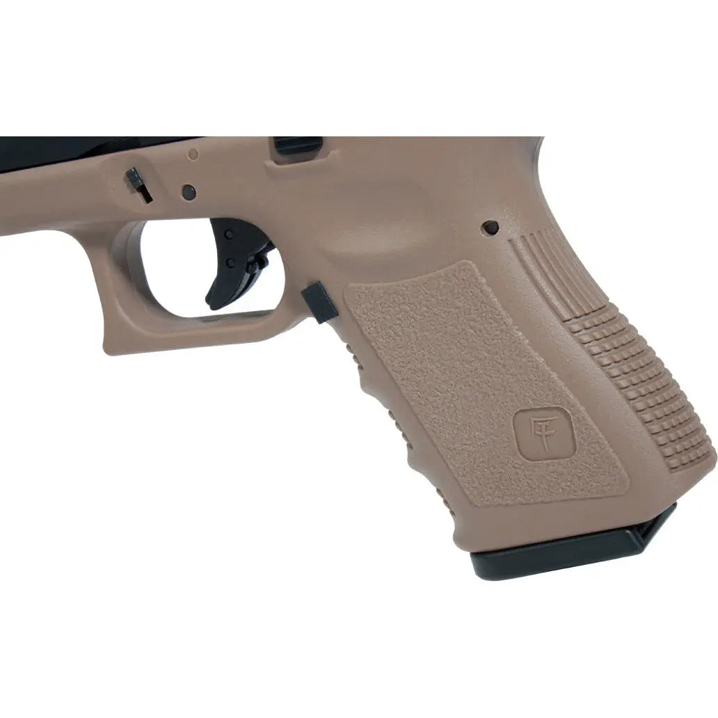SAIGO MK4 GBB Glock23 Gaz Tan airsoft gun with blow back and hop up