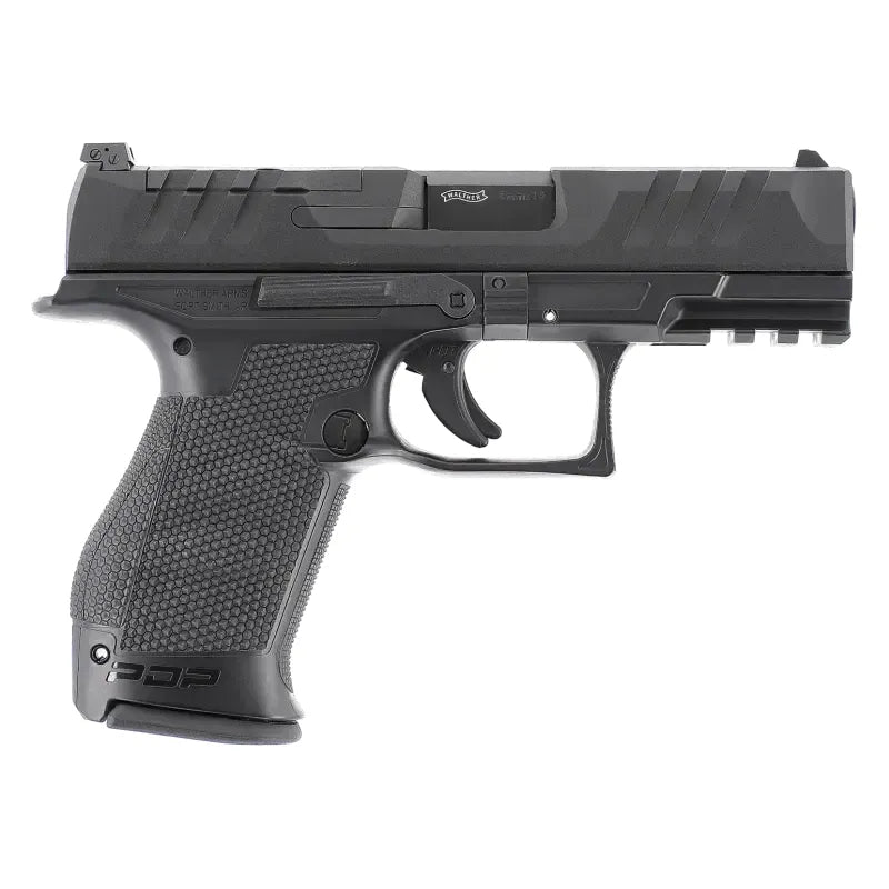 GBB Walther PDP Compact 4'' avec blowback et culasse métallique, calibre BBs 6mm, capacité de 20 coups, énergie inférieure à 1J, alimenté par