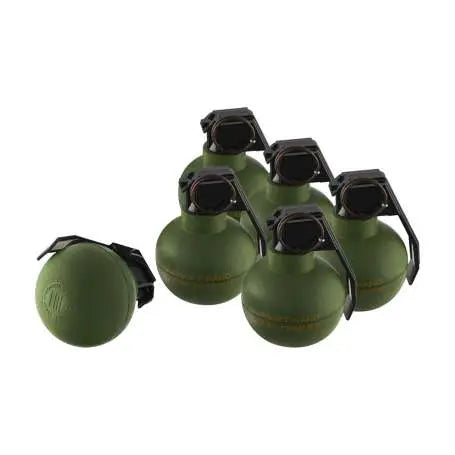Grenade airsoft TagInn modèle américain TAG 67, contenant 240 billes, avec effet de souffle pour réalisme de jeu