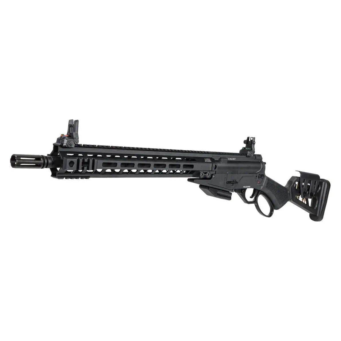 Carabine airsoft G&G LEVAR 15 GBB à levier sous garde avec upper AR15 et garde-main M-Lok