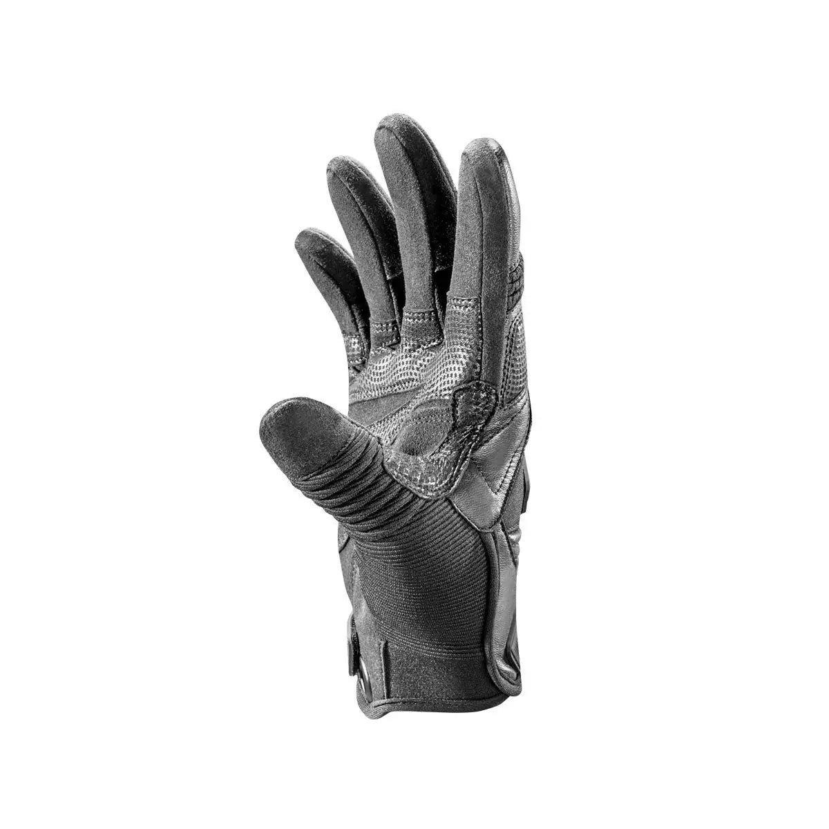Image de Gants tactiques X-Pect Noir Kinetix avec protection phalanges et compatibilité écran tactile