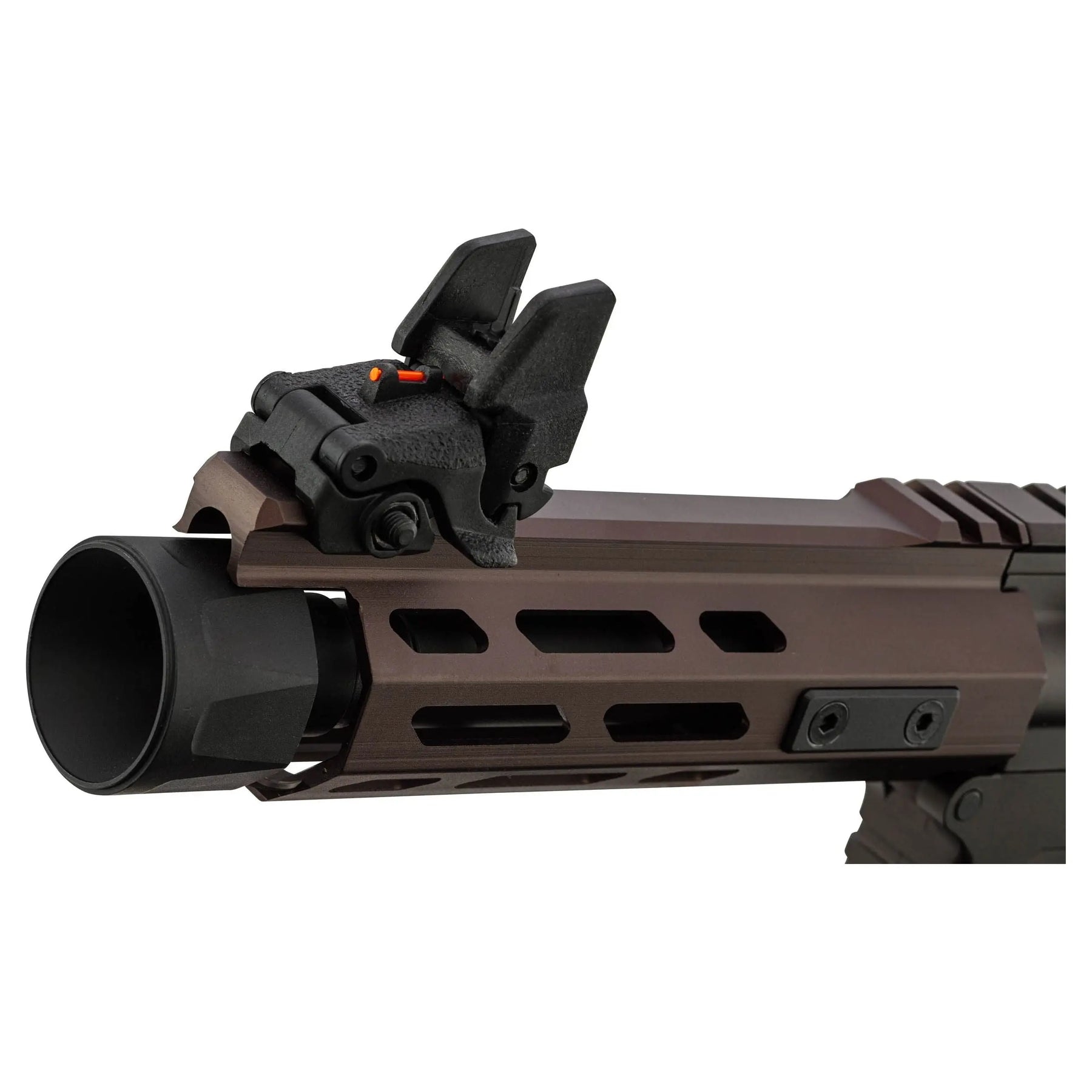 Golden Eagle AR-15 PDW full métal GBBR airsoft réplique en bronze avec rail Picatinny et commandes ambidextres