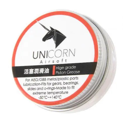 Photo fond blanc Graisse Piston/ Pneumatique Unicorn