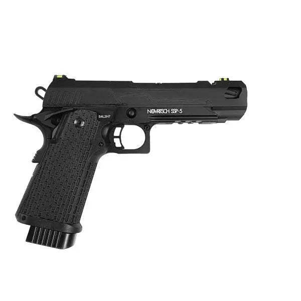 Hi-Capa SSP5 Novritsch 4.3, puissante arme d'airsoft conçue à Vienne avec assemblage de détente en acier, support technique local et capacité de 31 BB